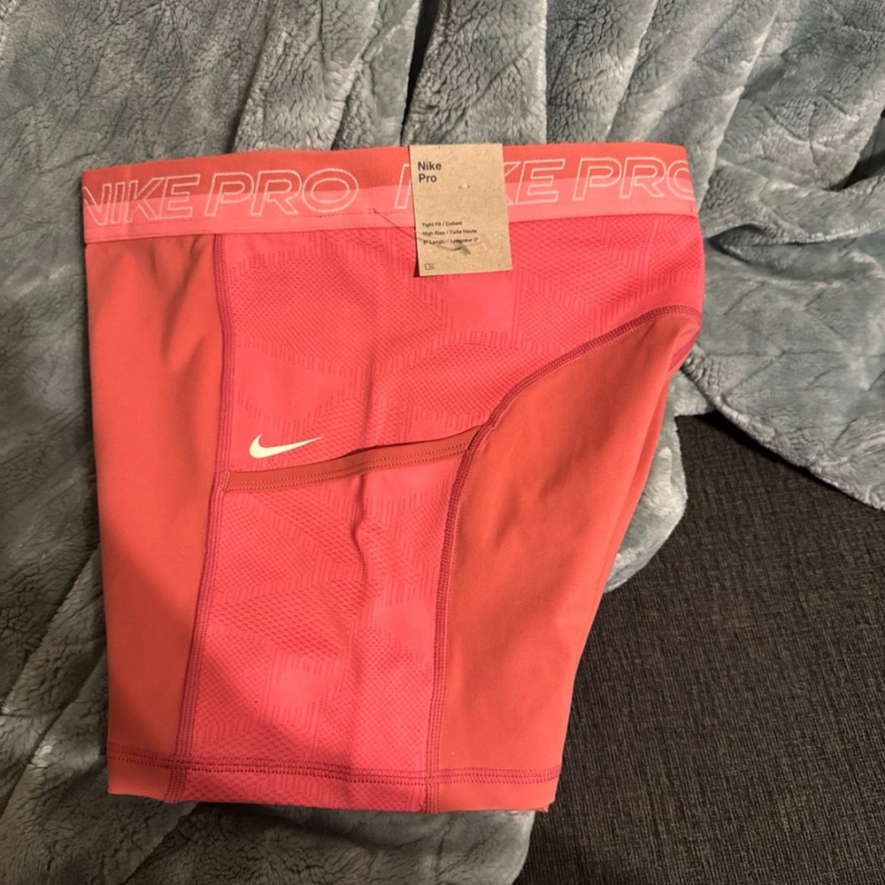Nike Pro Coral Compression Shorts
